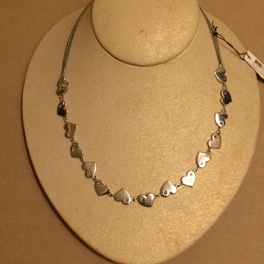 Marc Jacobs Silver Heart “Argento” Necklace